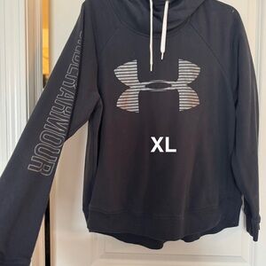 Under Armour Black Pullover with Logo